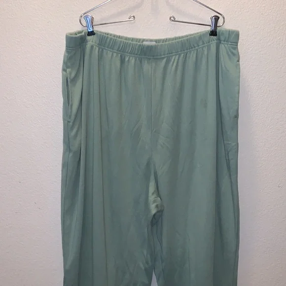 Only Necessities vintage green casual sweatpants - Picture 2 of 5